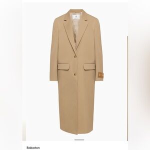 Babaton Camel Wool Coat XS